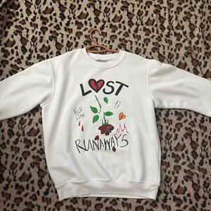 Size medium has cool designs in front